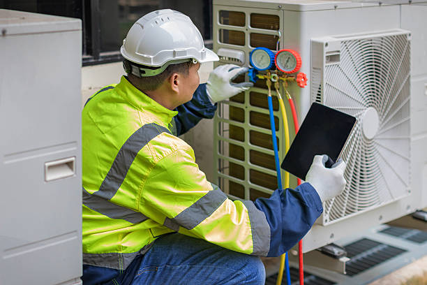 Professional Air Conditioning Repair technician working in New Rochelle, NY